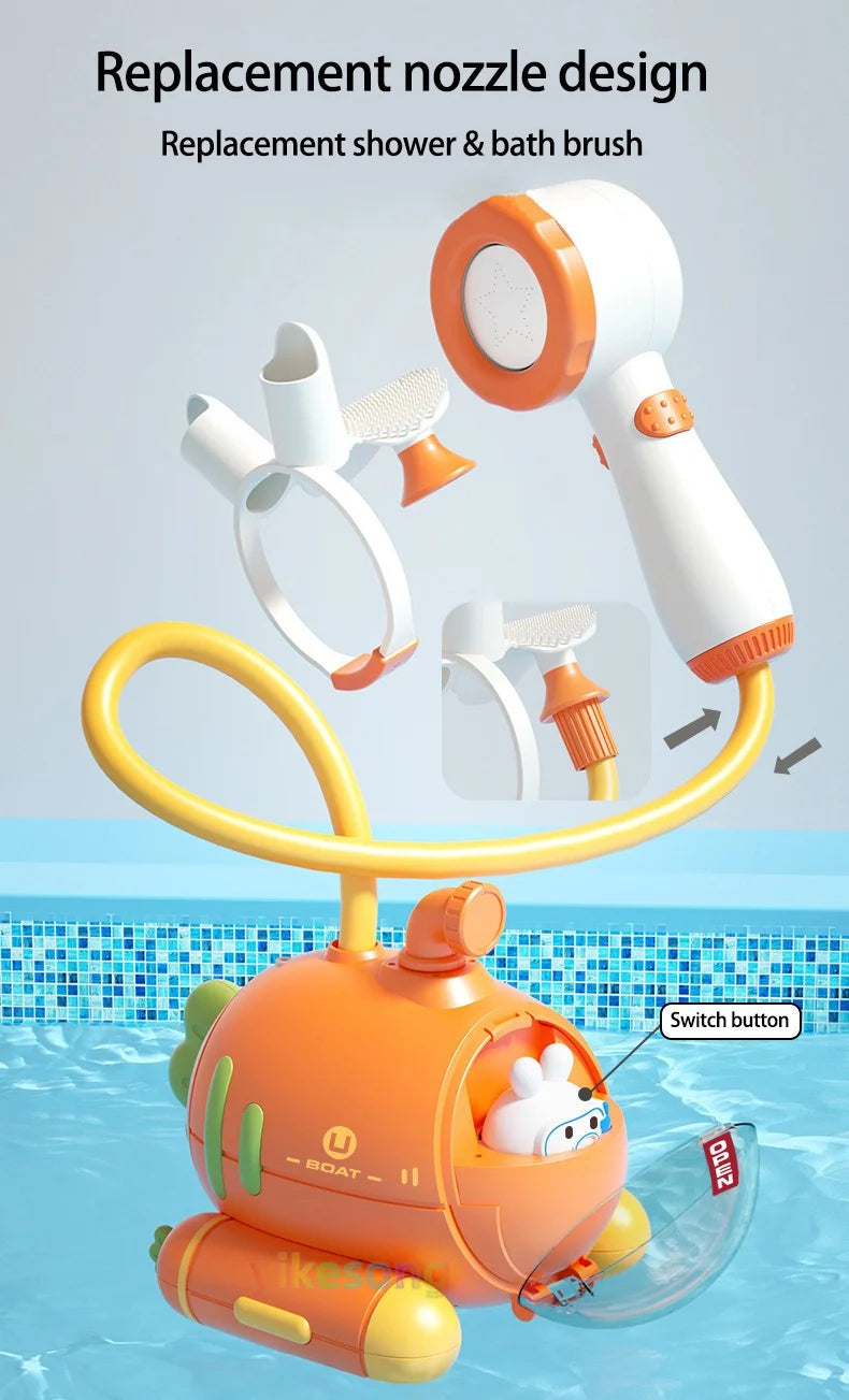 The Water Submarine Interactive Bath Toy