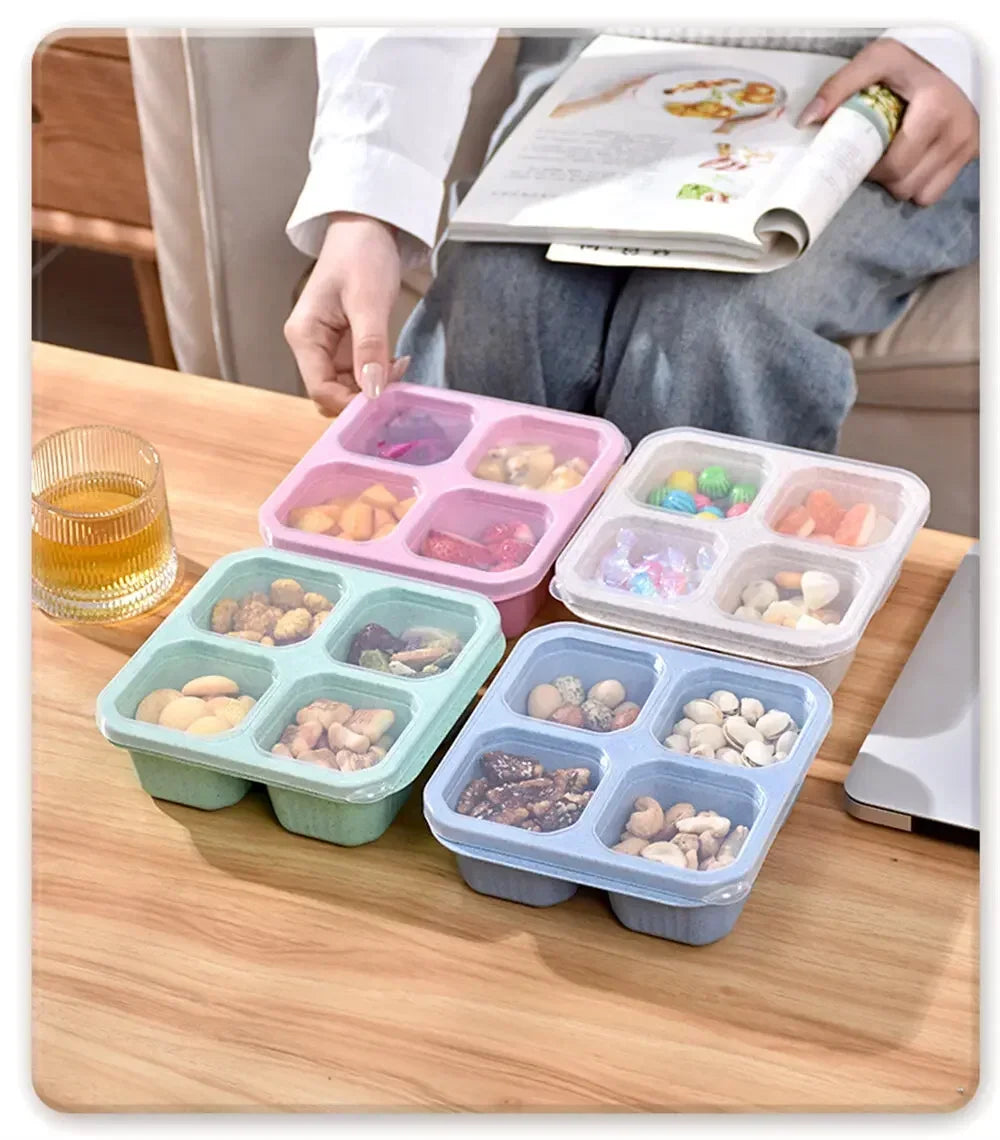 The BentoBites 4-Section Snack Container